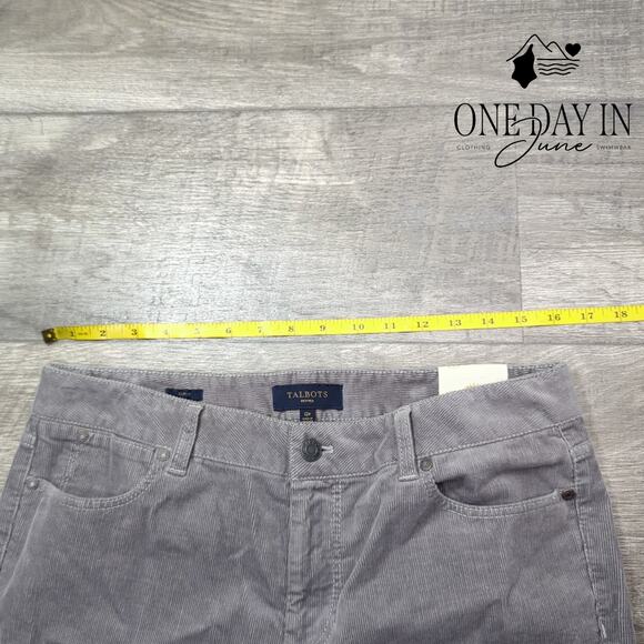 Talbots Petite Curvy Fit Boot Cut Corduroy Pants Size 12P - Picture 3 of 6